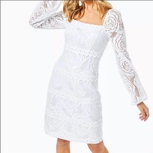 NWT Lilly Pulitzer White lace dress (size: 6)